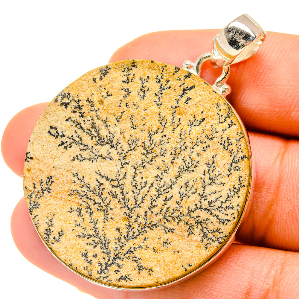 Germany Psilomelane Dendrite Pendants handcrafted by Ana Silver Co - PD5022