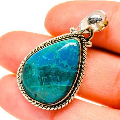Chrysocolla Pendants handcrafted by Ana Silver Co - PD5033