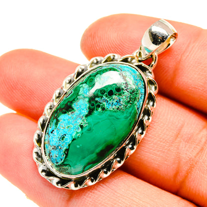 Chrysocolla Pendants handcrafted by Ana Silver Co - PD5035