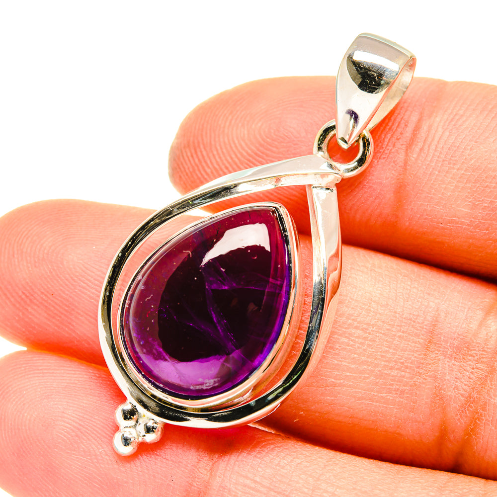 Amethyst Pendants handcrafted by Ana Silver Co - PD5038