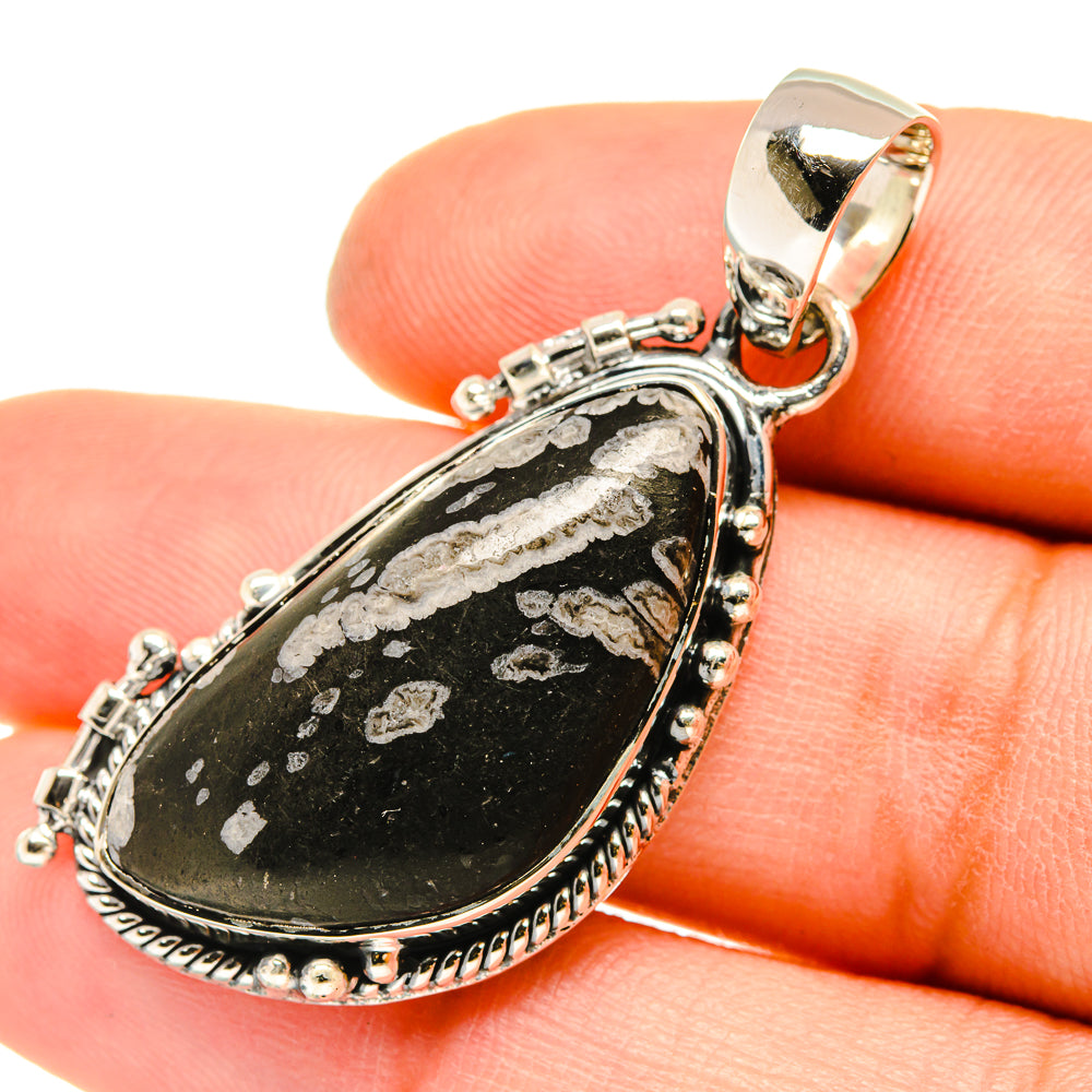 Pinolith Jasper Pendants handcrafted by Ana Silver Co - PD5048