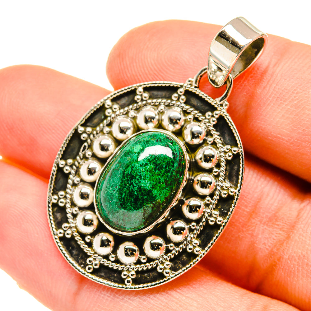 Chrysocolla Pendants handcrafted by Ana Silver Co - PD5053