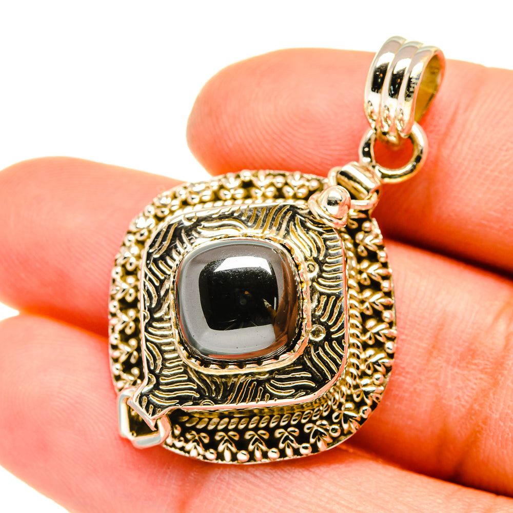 Hematite Pendants handcrafted by Ana Silver Co - PD5056