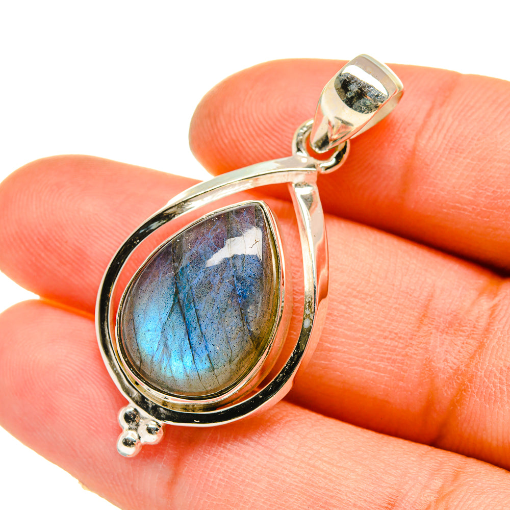 Labradorite Pendants handcrafted by Ana Silver Co - PD5064