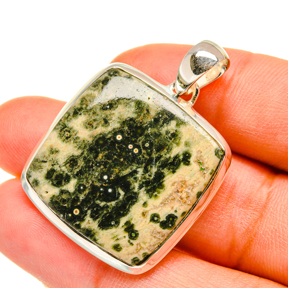 Ocean Jasper Pendants handcrafted by Ana Silver Co - PD5068
