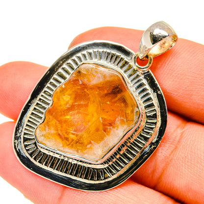 Citrine Pendants handcrafted by Ana Silver Co - PD5082
