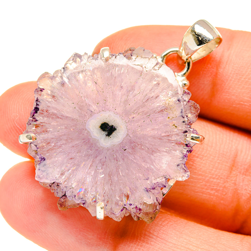 Amethyst Stalactite Pendants handcrafted by Ana Silver Co - PD5088