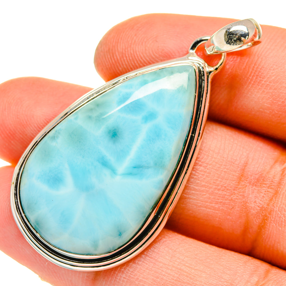 Larimar Pendants handcrafted by Ana Silver Co - PD5093