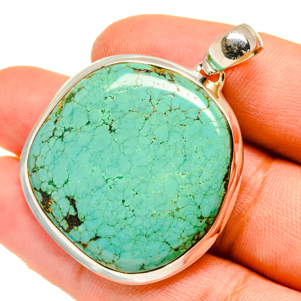 Tibetan Turquoise Pendants handcrafted by Ana Silver Co - PD5097