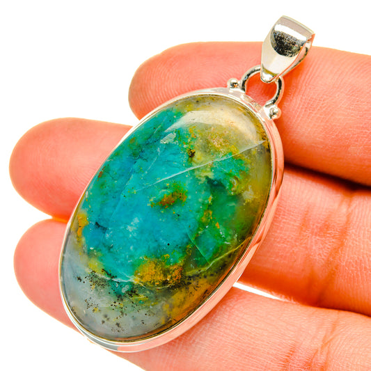 Chrysocolla Pendants handcrafted by Ana Silver Co - PD5100