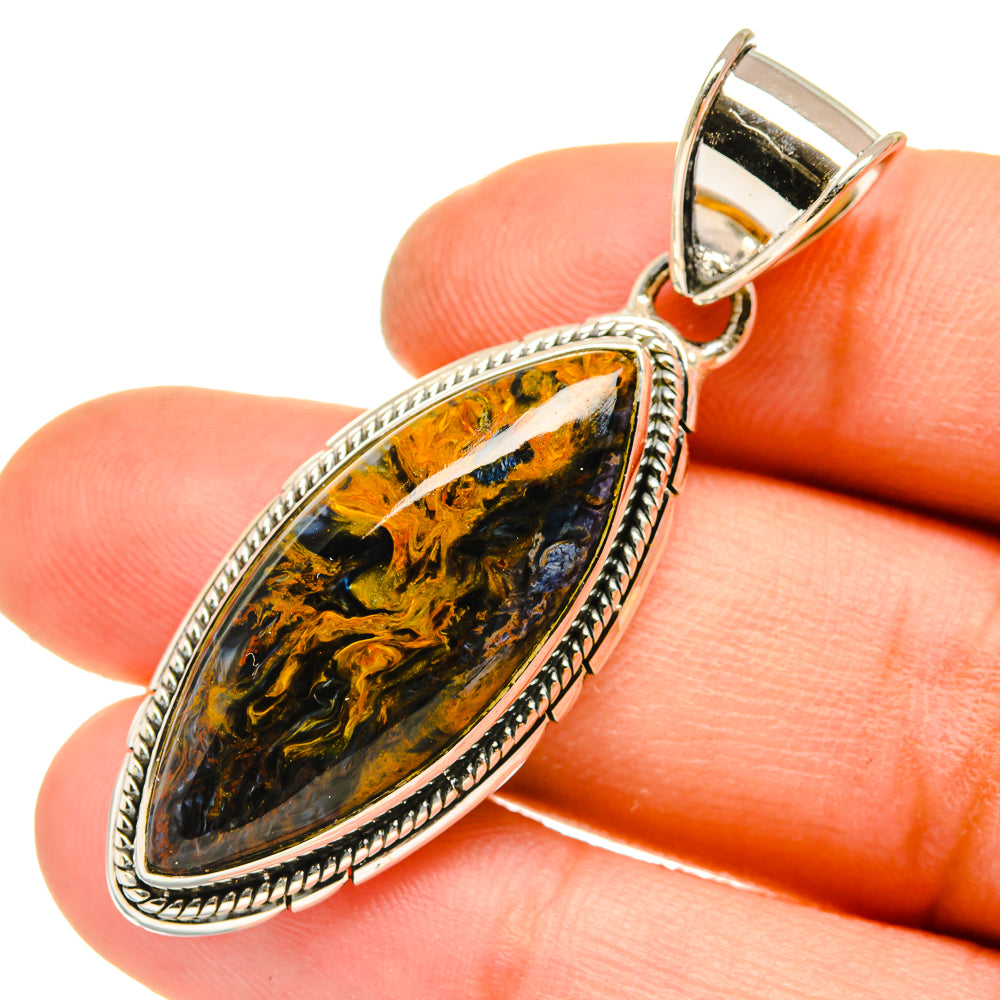 Pietersite Pendants handcrafted by Ana Silver Co - PD5104