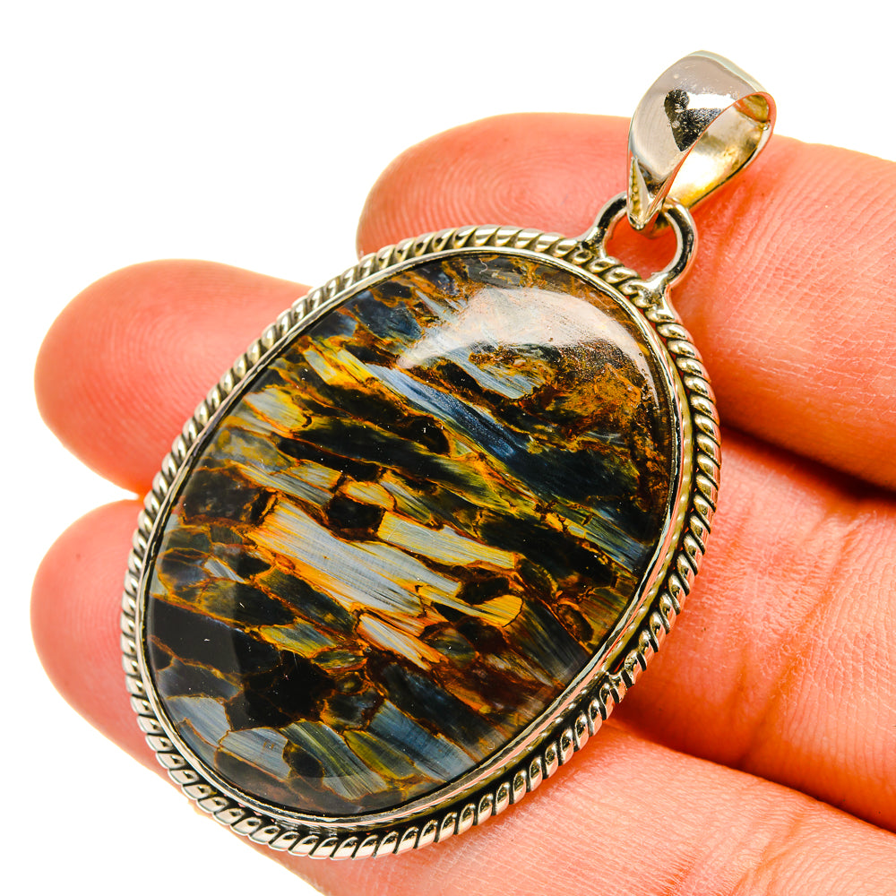 Pietersite Pendants handcrafted by Ana Silver Co - PD5108