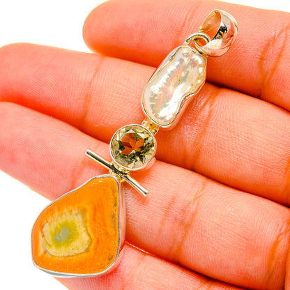 Willow Creek Jasper Pendants handcrafted by Ana Silver Co - PD5118