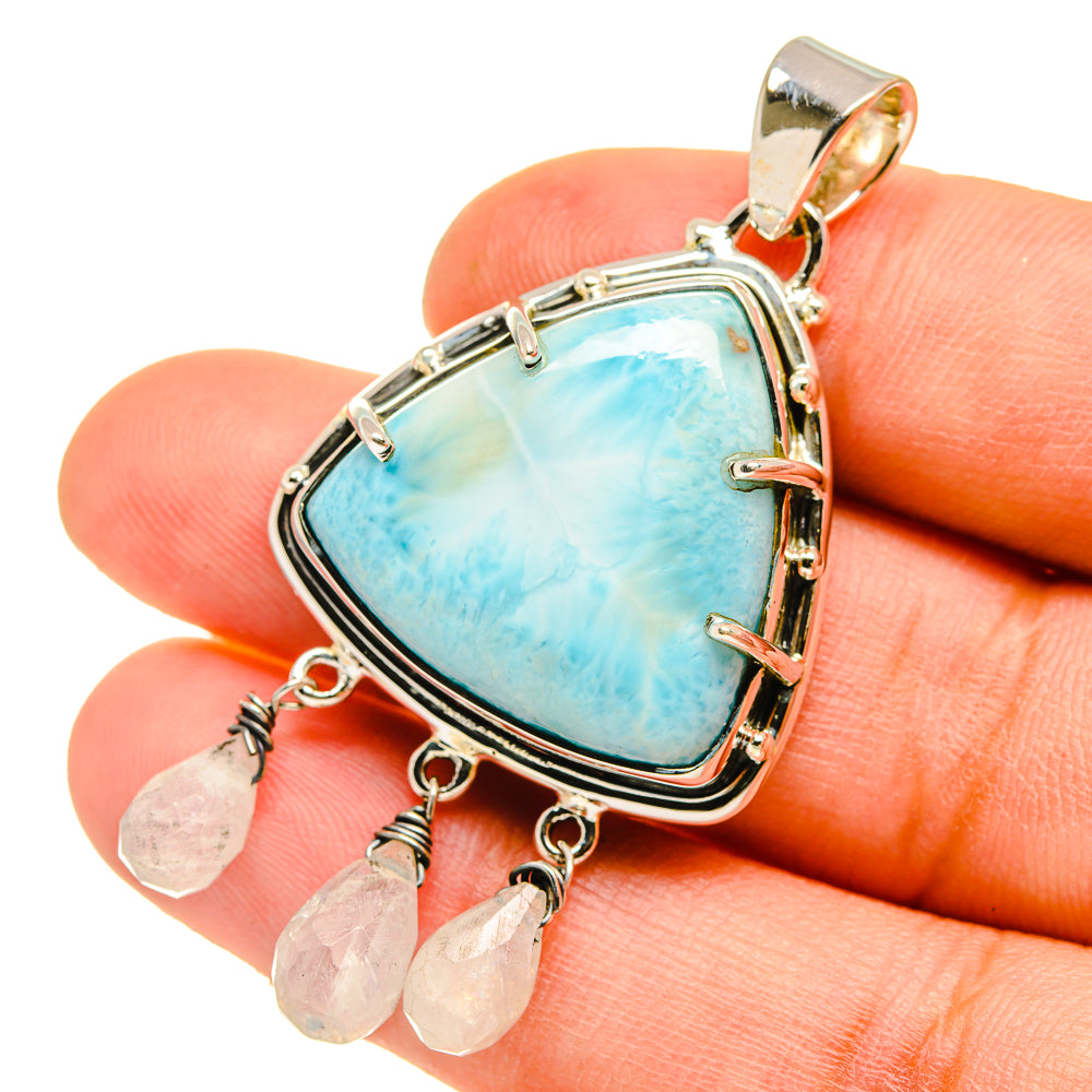 Larimar Pendants handcrafted by Ana Silver Co - PD5148