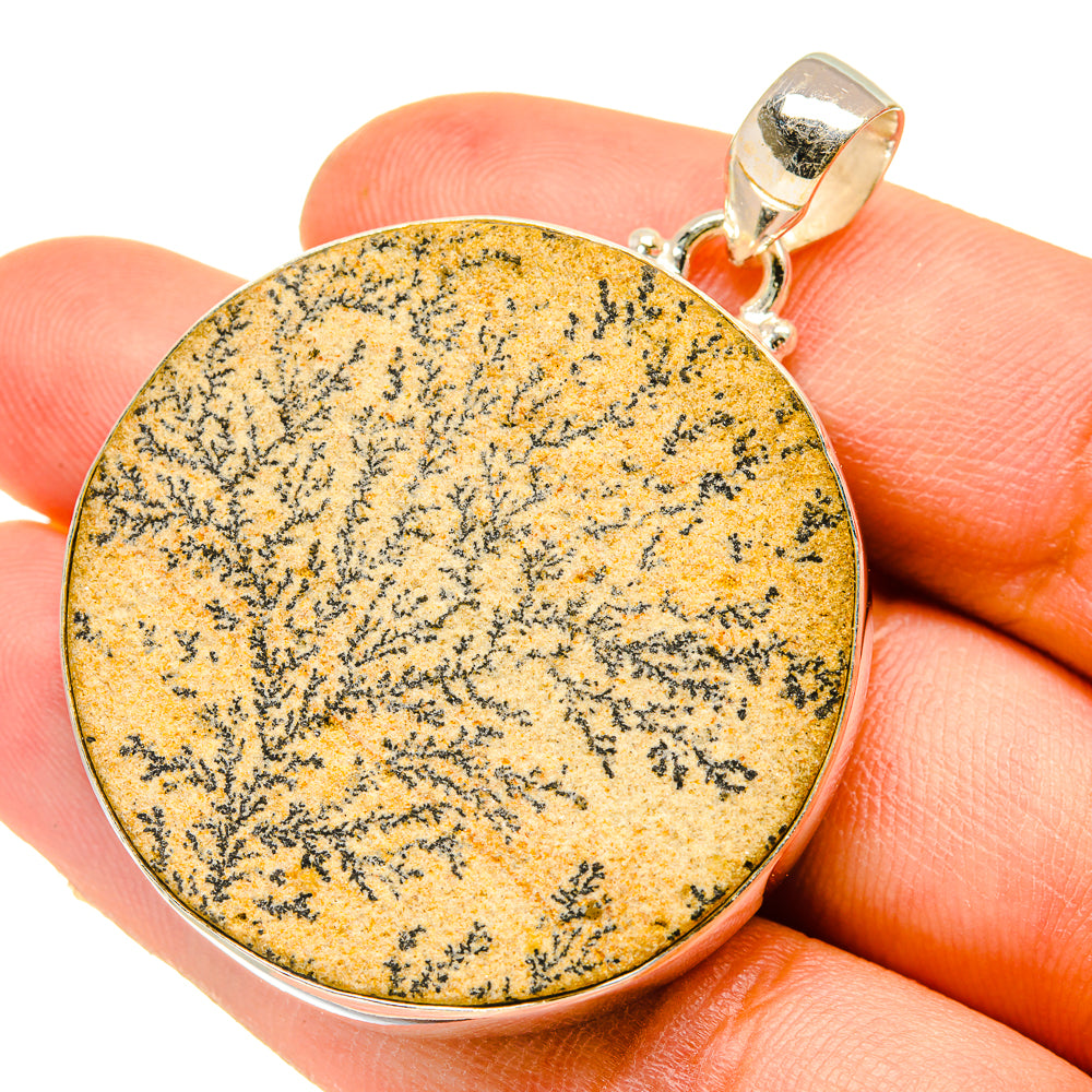 Germany Psilomelane Dendrite Pendants handcrafted by Ana Silver Co - PD5149
