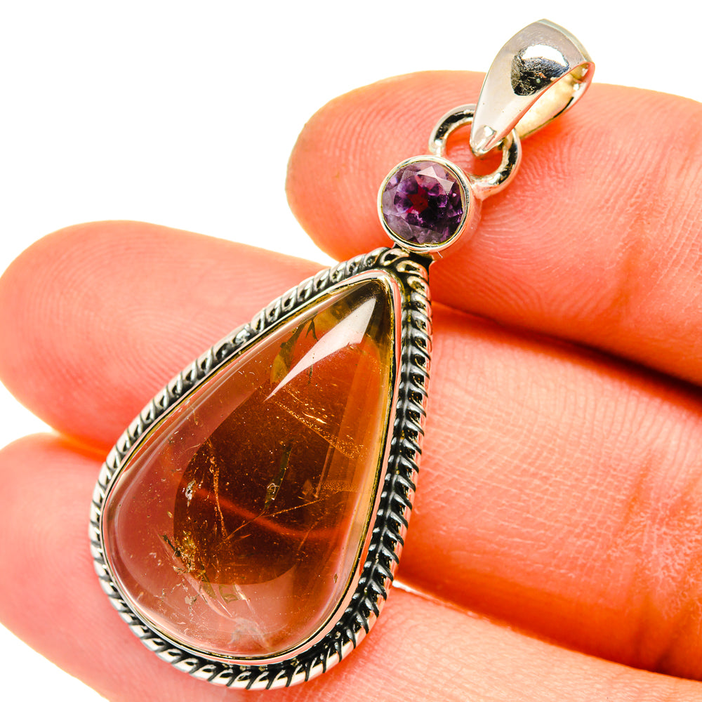 Citrine Pendants handcrafted by Ana Silver Co - PD5153