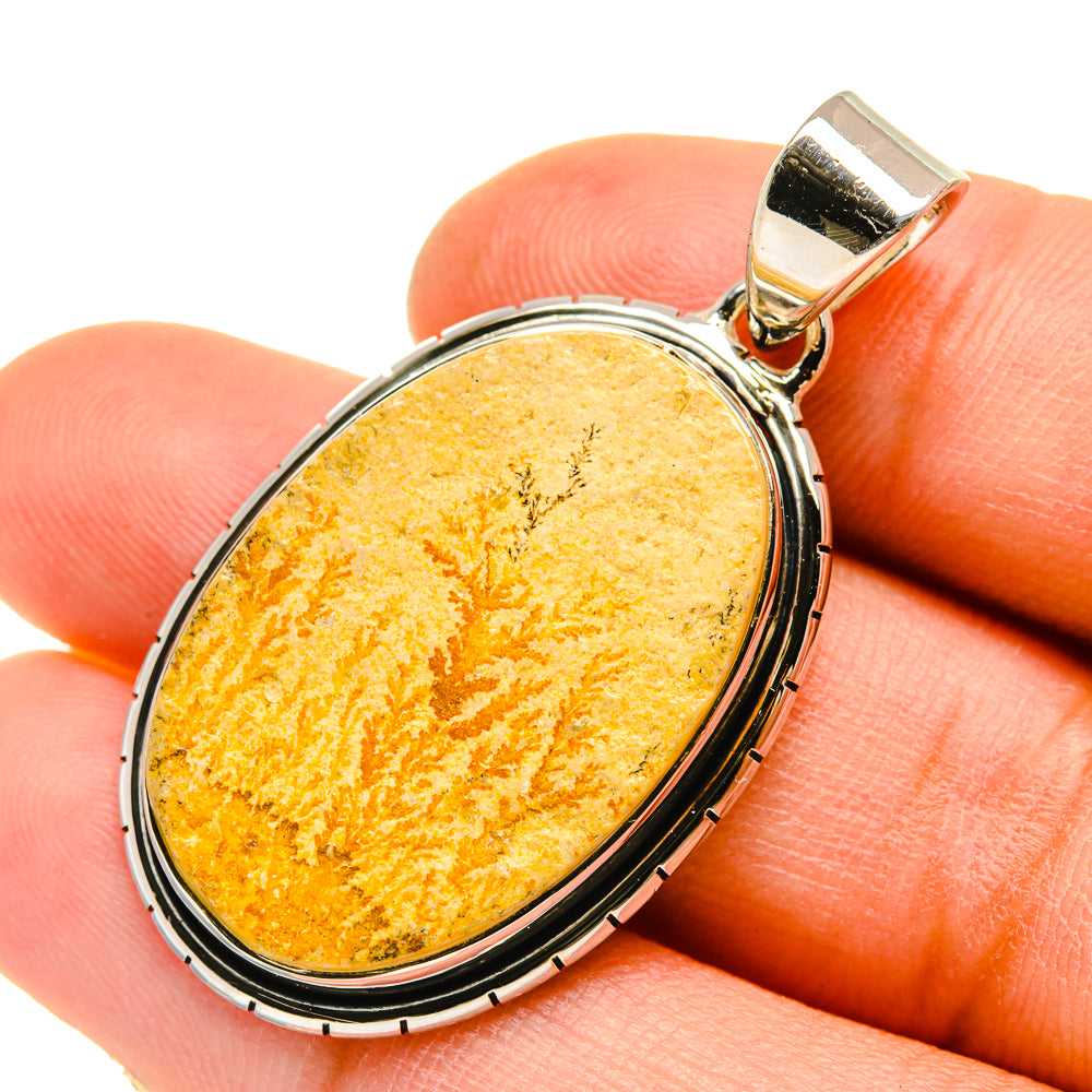 Germany Psilomelane Dendrite Pendants handcrafted by Ana Silver Co - PD5157