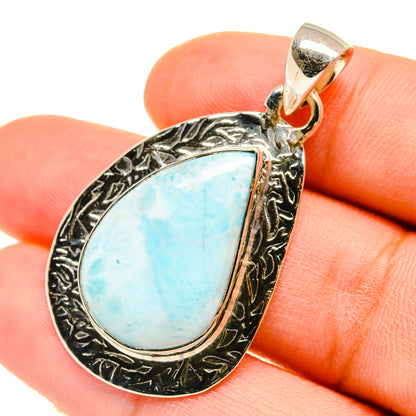 Larimar Pendants handcrafted by Ana Silver Co - PD5159