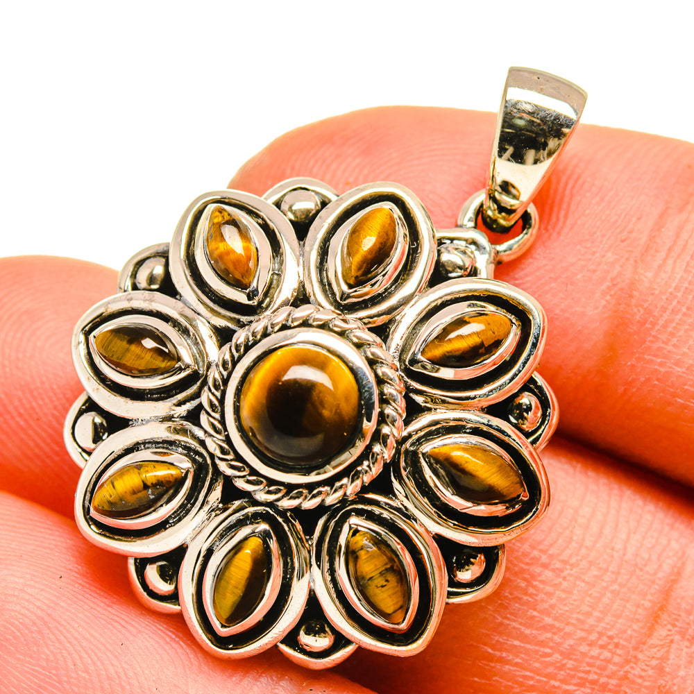 Tiger Eye Pendants handcrafted by Ana Silver Co - PD5166