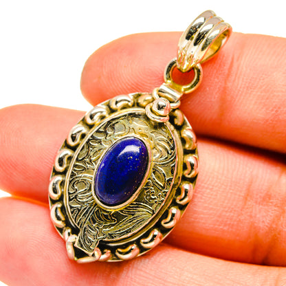Lapis Lazuli Pendants handcrafted by Ana Silver Co - PD5167