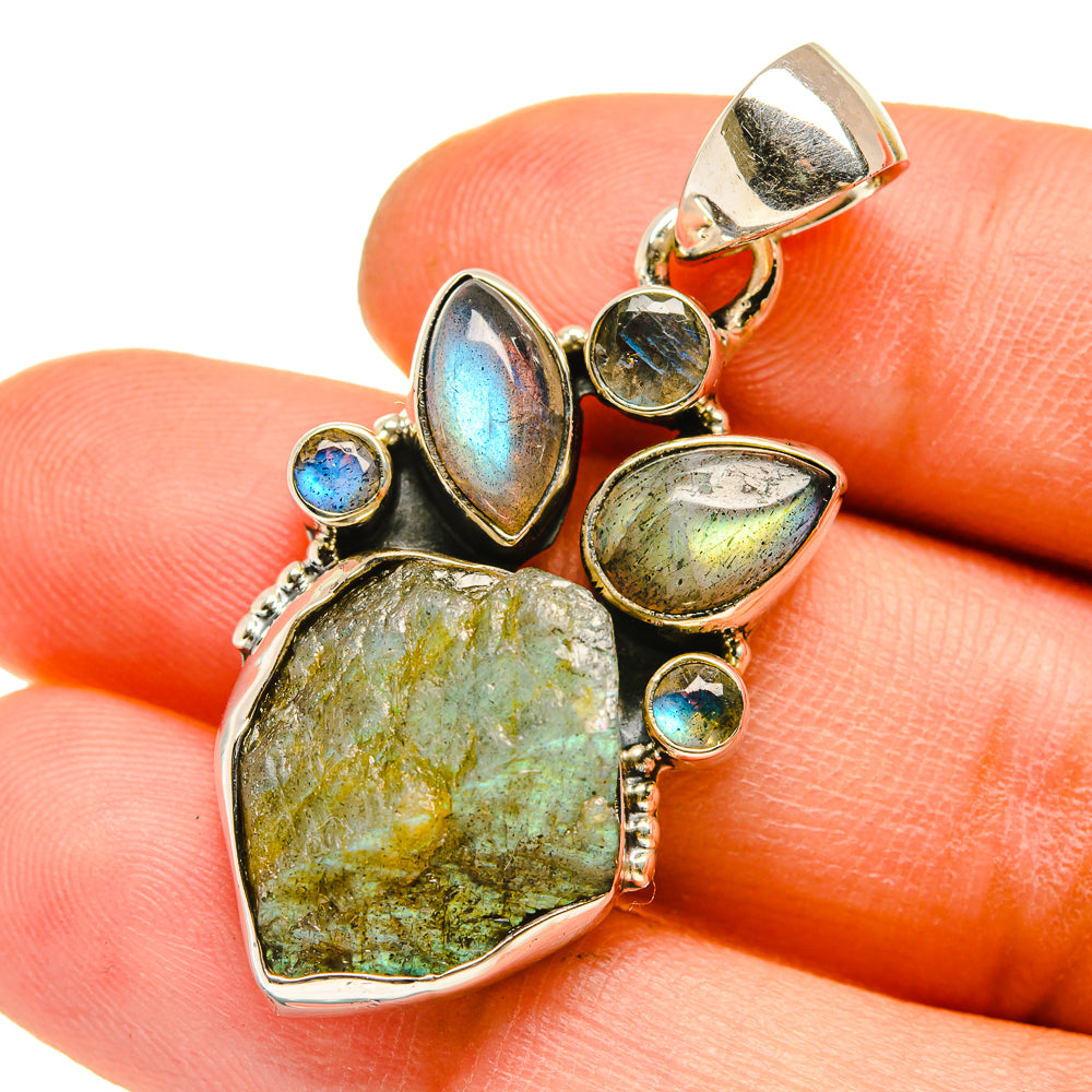 Labradorite Pendants handcrafted by Ana Silver Co - PD5168