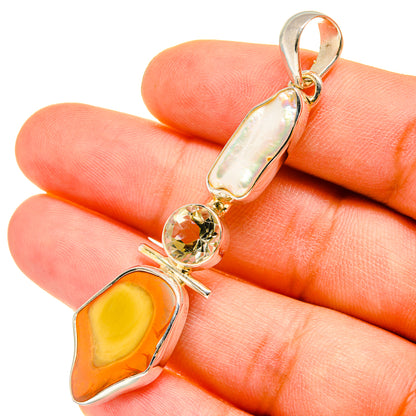 Willow Creek Jasper Pendants handcrafted by Ana Silver Co - PD5169