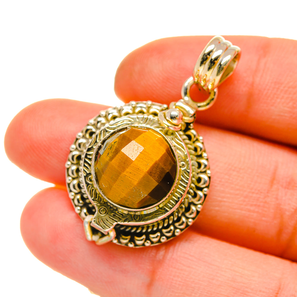 Tiger Eye Pendants handcrafted by Ana Silver Co - PD5174