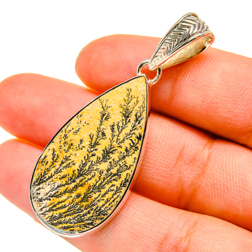 Germany Psilomelane Dendrite Pendants handcrafted by Ana Silver Co - PD5185