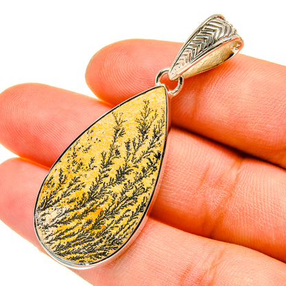 Germany Psilomelane Dendrite Pendants handcrafted by Ana Silver Co - PD5185