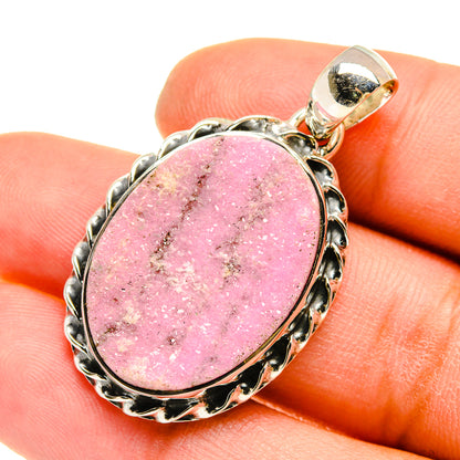Rhodonite Pendants handcrafted by Ana Silver Co - PD5191