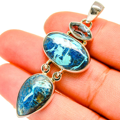 Shattuckite Pendants handcrafted by Ana Silver Co - PD5192
