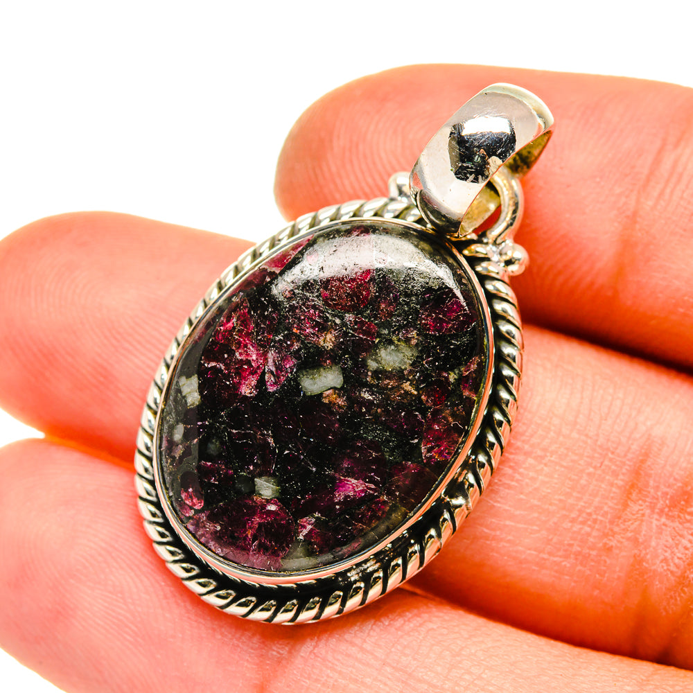 Russian Eudialyte Pendants handcrafted by Ana Silver Co - PD5196