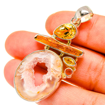 Occo Geode Pendants handcrafted by Ana Silver Co - PD5197