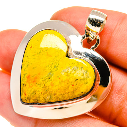 Bumble Bee Jasper Pendants handcrafted by Ana Silver Co - PD5205