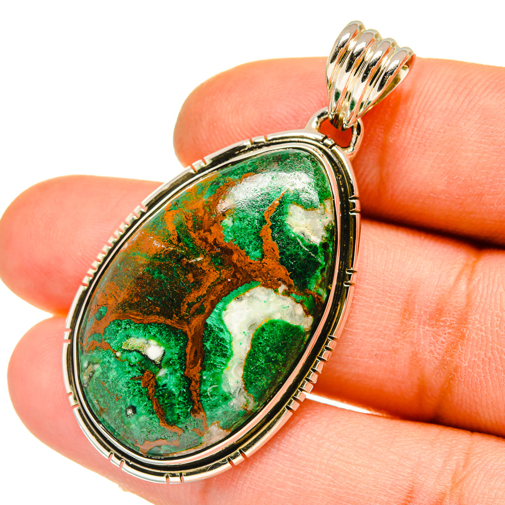 Chrysocolla Pendants handcrafted by Ana Silver Co - PD5231