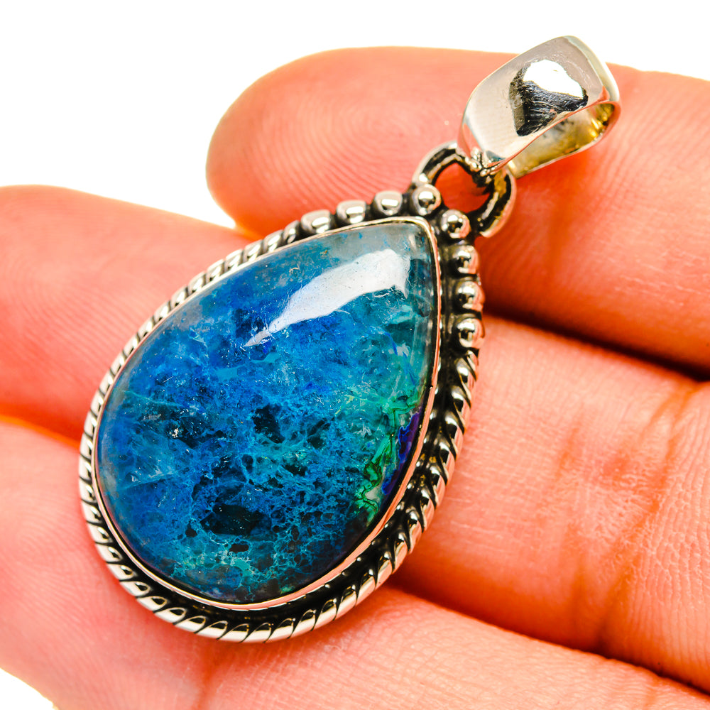 Chrysocolla Pendants handcrafted by Ana Silver Co - PD5246