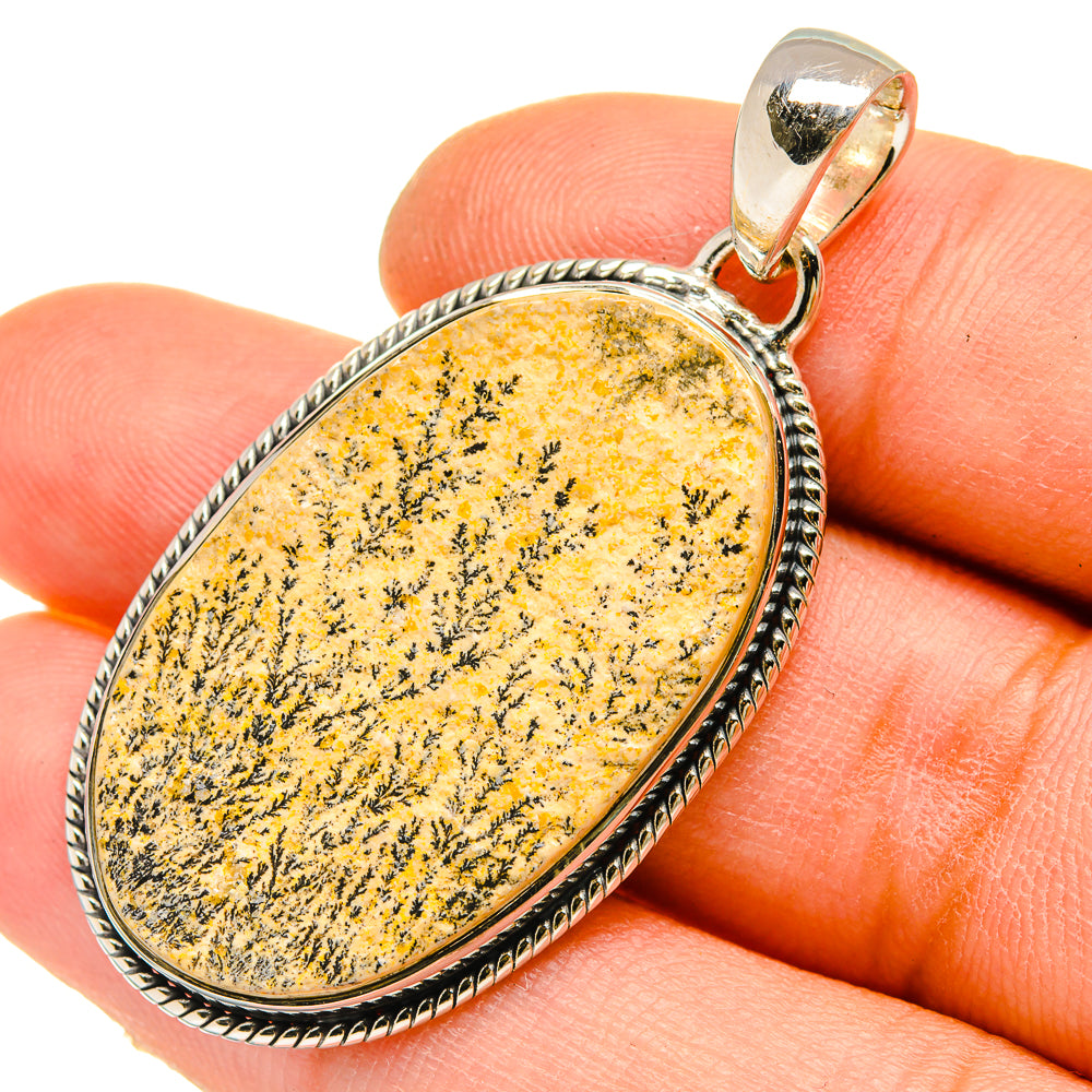 Germany Psilomelane Dendrite Pendants handcrafted by Ana Silver Co - PD5261