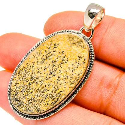 Germany Psilomelane Dendrite Pendants handcrafted by Ana Silver Co - PD5261