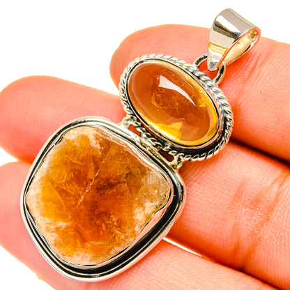Citrine Pendants handcrafted by Ana Silver Co - PD5264