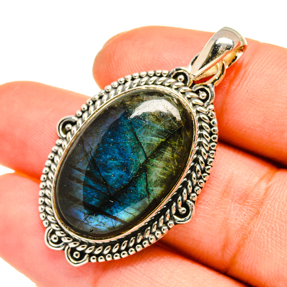 Labradorite Pendants handcrafted by Ana Silver Co - PD5265