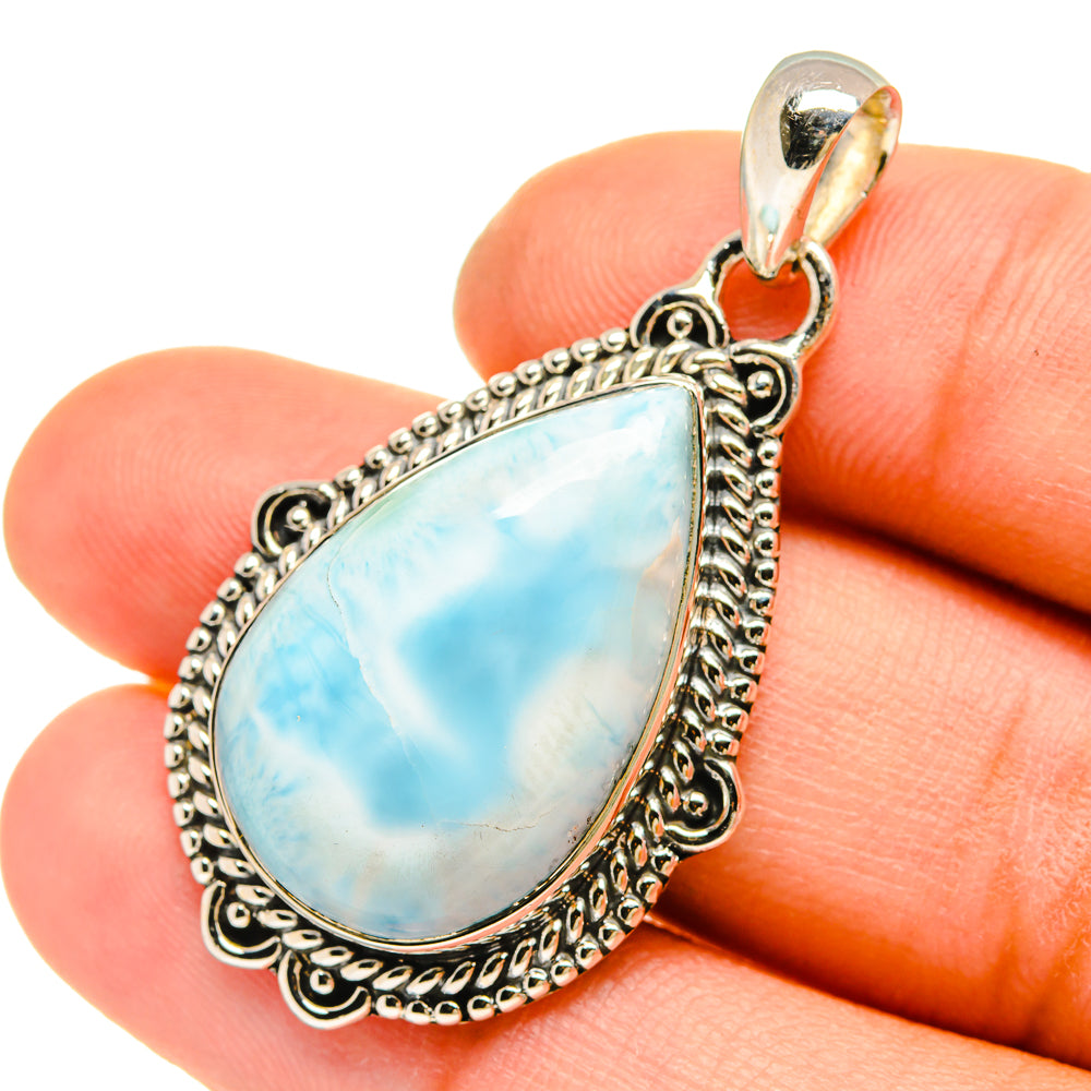 Larimar Pendants handcrafted by Ana Silver Co - PD5267