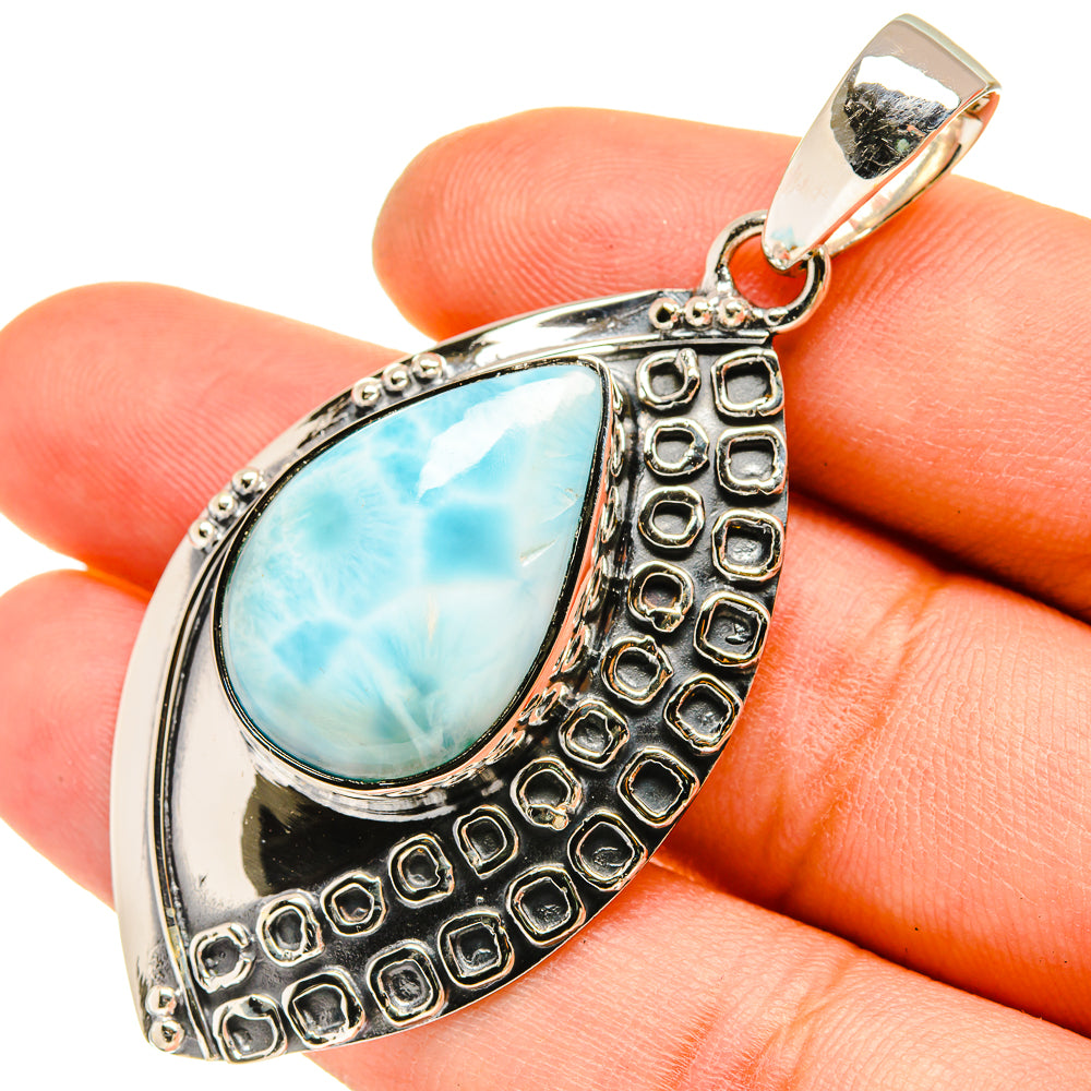 Larimar Pendants handcrafted by Ana Silver Co - PD5281