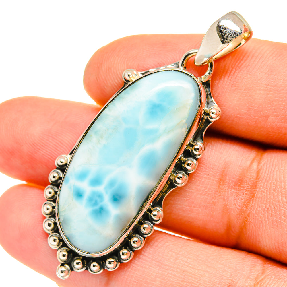 Larimar Pendants handcrafted by Ana Silver Co - PD5294
