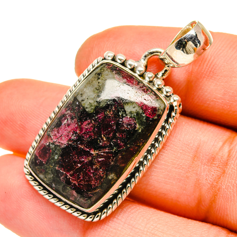 Russian Eudialyte Pendants handcrafted by Ana Silver Co - PD5295