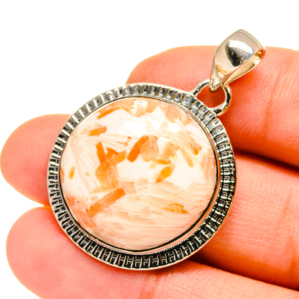 Scolecite Pendants handcrafted by Ana Silver Co - PD5297