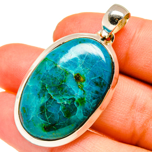 Chrysocolla Pendants handcrafted by Ana Silver Co - PD5311