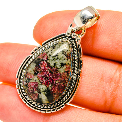 Russian Eudialyte Pendants handcrafted by Ana Silver Co - PD5312