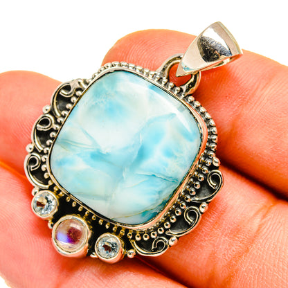 Larimar Pendants handcrafted by Ana Silver Co - PD5313