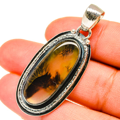 Scenic Dendritic Agate Pendants handcrafted by Ana Silver Co - PD5320