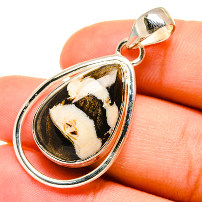 Peanut Wood Jasper Pendants handcrafted by Ana Silver Co - PD5321